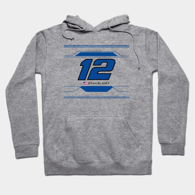 Ryan Blaney #12 2023 NASCAR Design Hoodie by AR Designs 